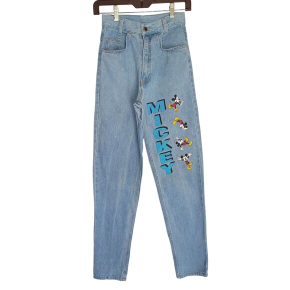 Disney Denim - Y2K Mickey Unlimited Denim Jeans Junior Sz 3 Disney High Waist Tapered